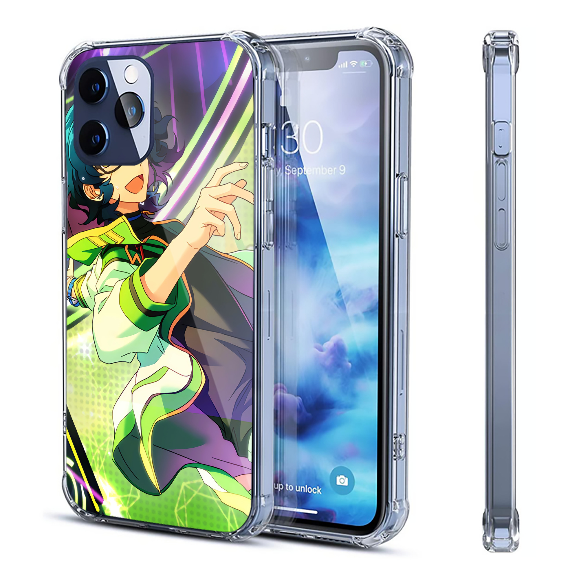 （画像用） あんさんぶるスターズ! Ensemble Stars 【iPhone 12シリーズ対応】透明スマホケース（クリアソフトケース）